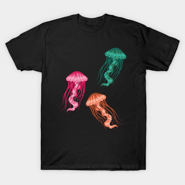 Drifting Jellyfish T-Shirt by JenniferSmith